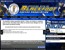 Tablet Screenshot of blackfoothockey.com